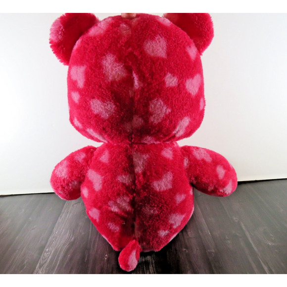 Build a Bear 17" Teddy Bear Red  Hearts Valentine Day 2015 Plush Stuffed Animal - Picture 4 of 14